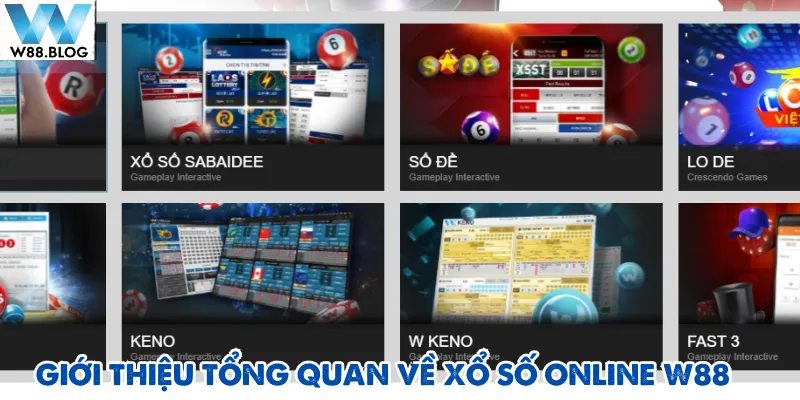 Xổ số online W88 được nhiều người chơi yêu thích vì giao diện hấp dẫn